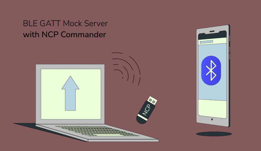 No-Code BLE GATT Mock Server with NCP Commander