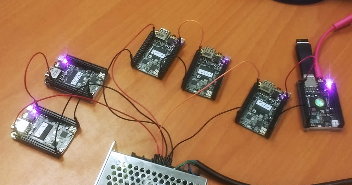 Embedded Linux Devices Connected to Power Supply