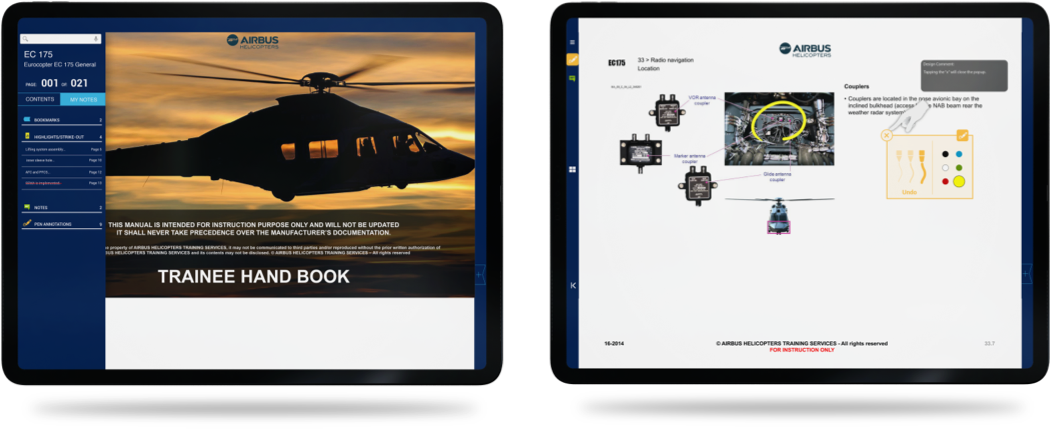 Content02 Deliver a tablet-based solution to streamline distribution and interaction with helicopter pilot training materials.