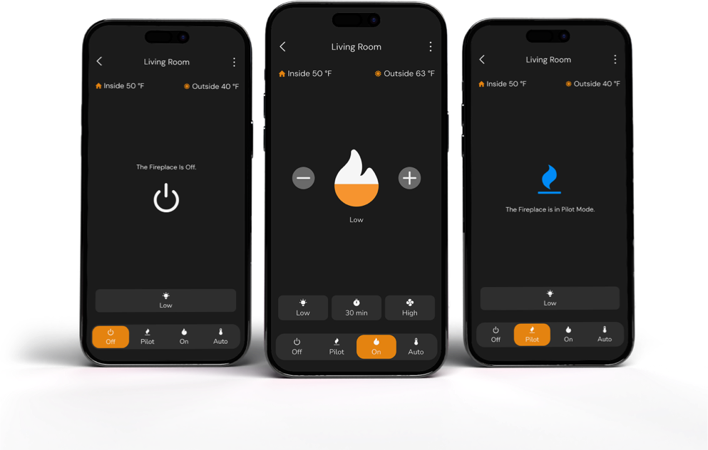 Redesign and optimize the fireplace control app to reduce costs, improve usability, and modernize the user experience.</p>
<p>