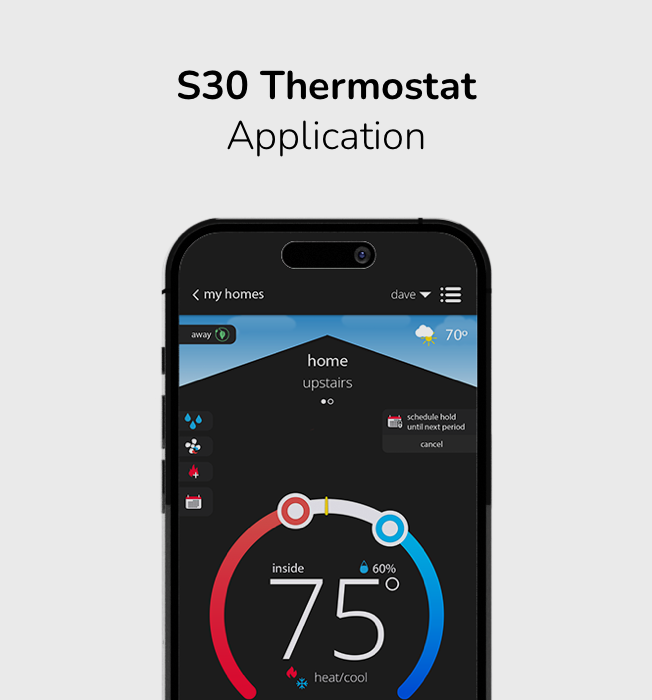 S30 Thermostat Lennox Mobile App