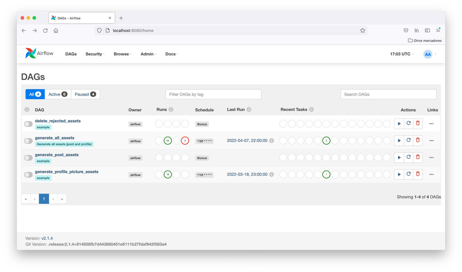 Airflow Dashboard