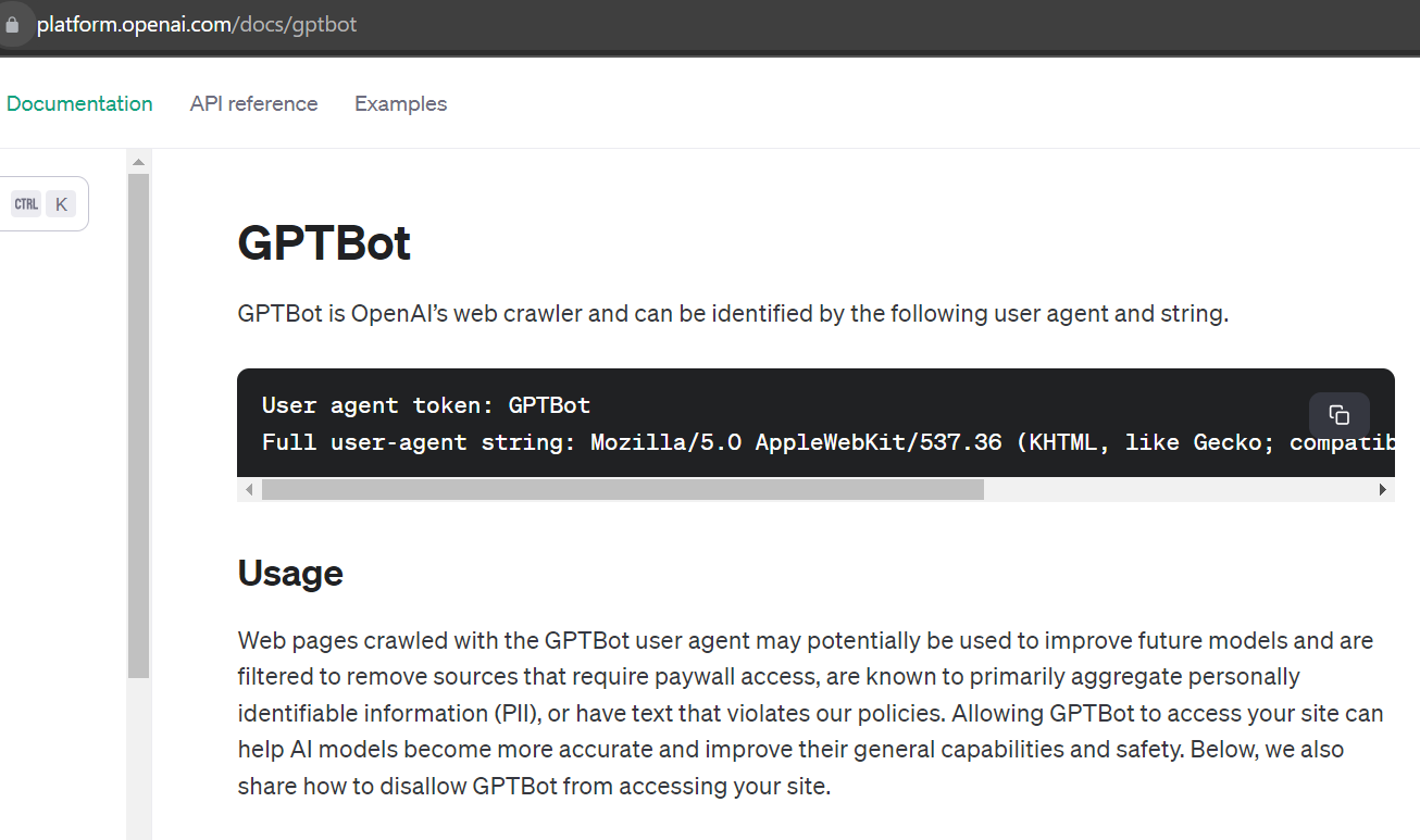 GPTBot from https://platform.openai.com/docs/gptbot