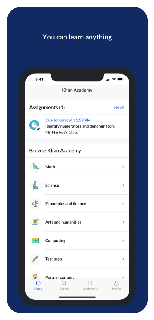 Khan Academy App