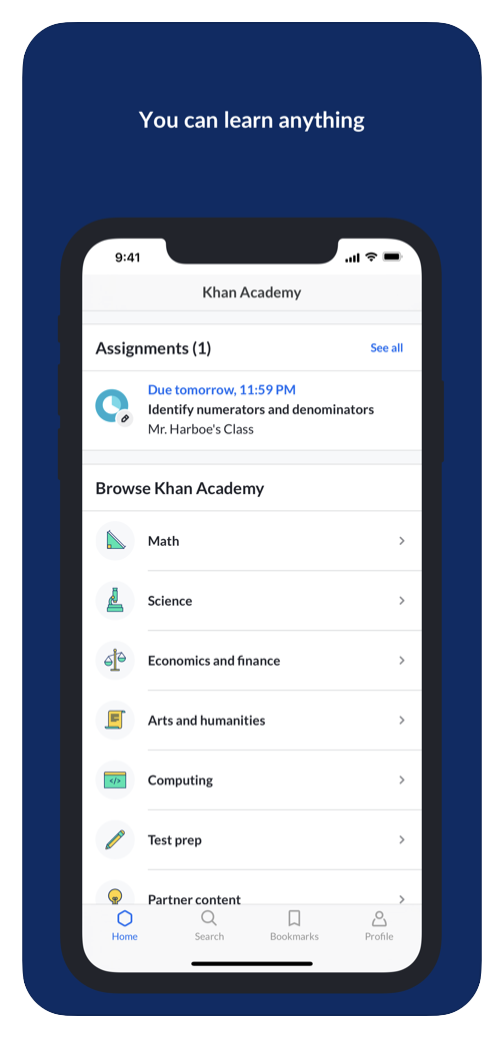 Khan Academy App Khan Academy App