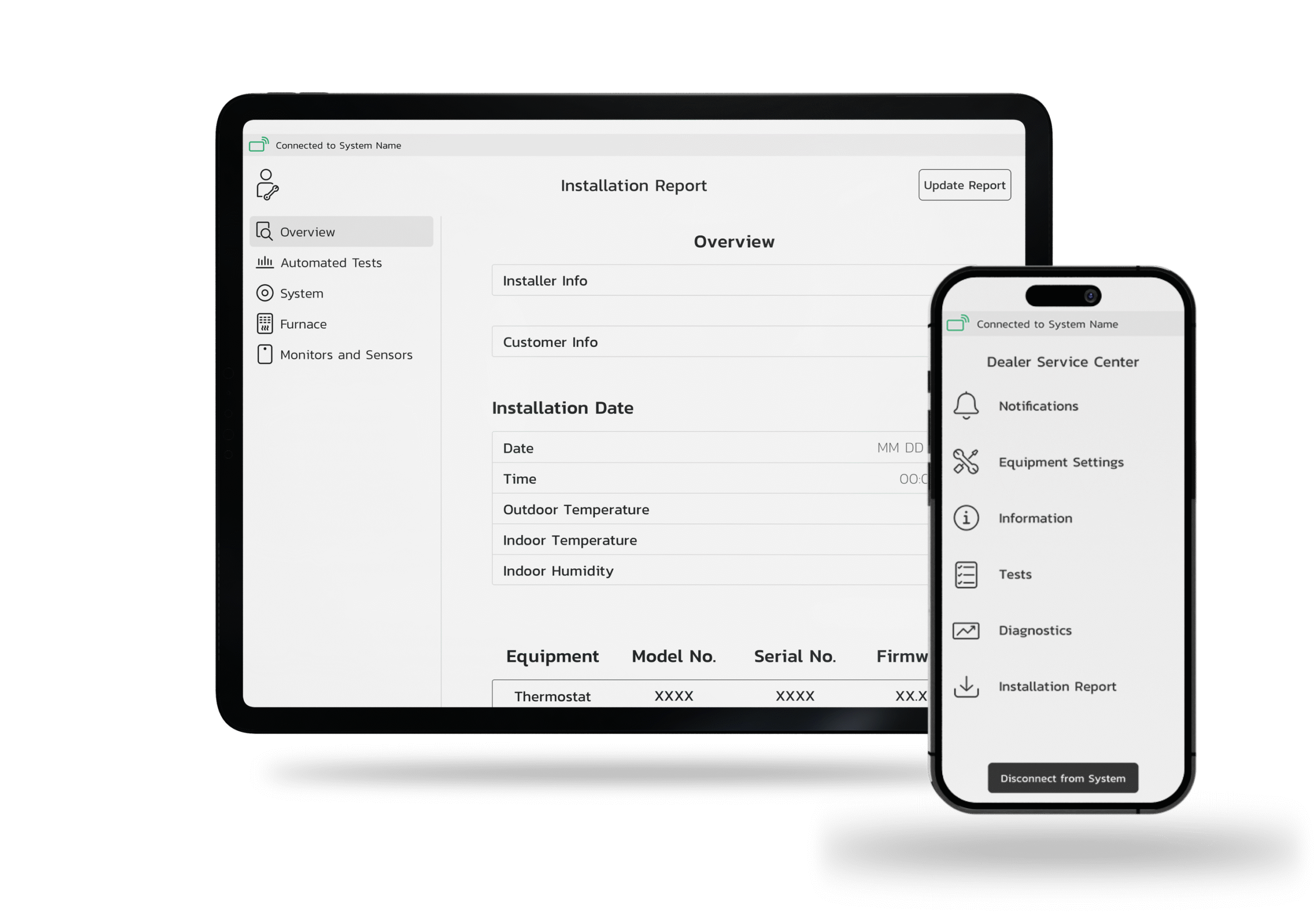 Service Technician Mobile App