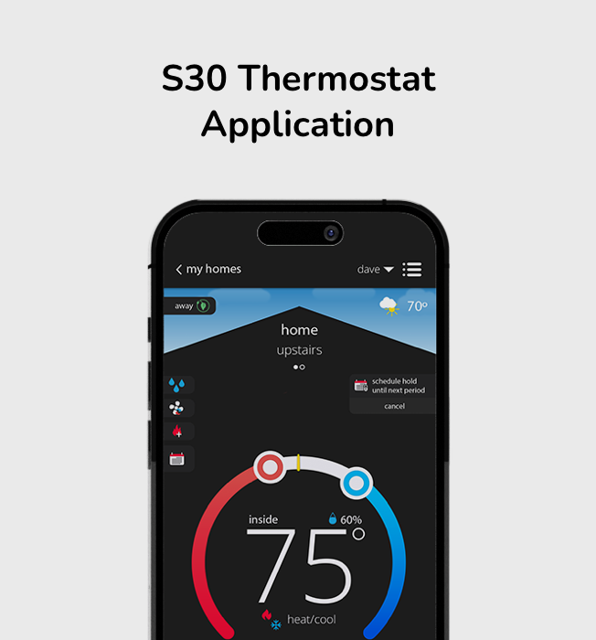 S30 Thermostat Lennox Mobile App