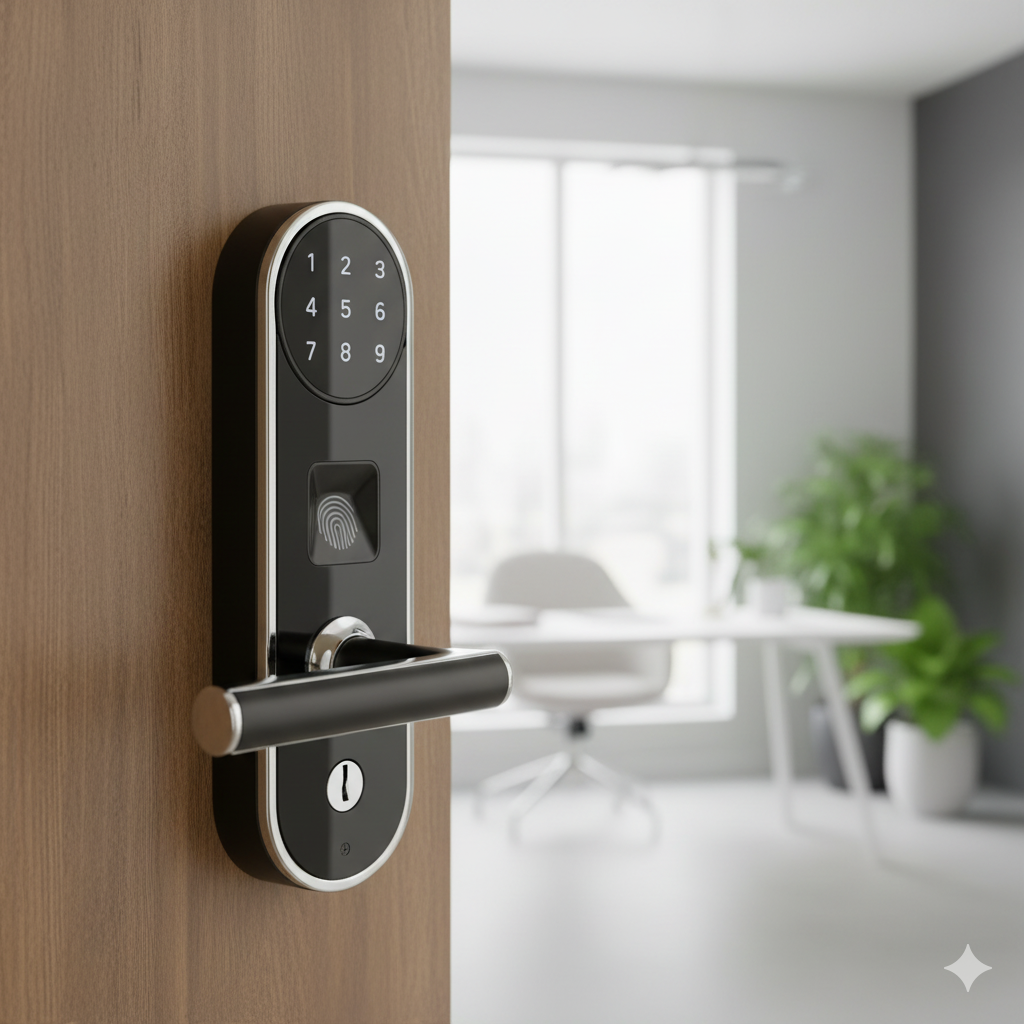 smart_lock2 Types of Smart Locks: Lever Handles